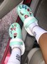 Text Letters Decor Casual EVA Vented Clogs Sandals
