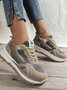 Vintage Stitching Lightweight Breathable Luminous Sneakers