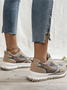 Vintage Stitching Lightweight Breathable Luminous Sneakers