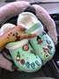 Text Letters Decor Casual EVA Vented Clogs Sandals
