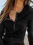Plain Regular Fit Casual Jersey T-Shirt