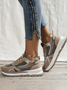 Vintage Stitching Lightweight Breathable Luminous Sneakers