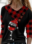Casual Christmas Jersey Others T-Shirt