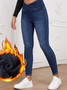 Regular Fit Denim Plain Casual Jeans