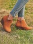 Vintage Leopard Wedge Booties