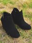 Vintage Leopard Wedge Booties