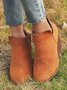 Vintage Leopard Wedge Booties