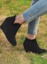 Vintage Leopard Wedge Booties