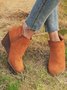 Vintage Leopard Wedge Booties