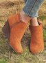 Vintage Leopard Wedge Booties