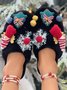 Cartoon Christmas Tree Fuzzy Ball Fuzzy Slippers