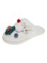 Cartoon Christmas Tree Fuzzy Ball Fuzzy Slippers