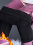 Casual Fluff/Granular Fleece Fabric Regular Fit Plain Leggings