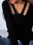 Casual Plain Regular Fit Long sleeve T-Shirt
