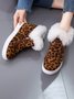 Plus Size Warm Fur Lined Hidden Wedge Ankle Boots