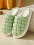 Plus Size Thermal Lined Quilted Bedroom Slippers