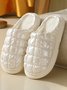 Plus Size Thermal Lined Quilted Bedroom Slippers