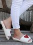 Heart Glitter Decor Fluffy Open-Top Slippers