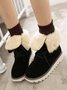 Artificial Suede Upper Long Plush Thermal Boots