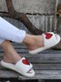 Heart Glitter Decor Fluffy Open-Top Slippers