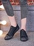 Rhinestone Lace-up Canvas Sneakers