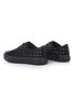 Rhinestone Lace-up Canvas Sneakers