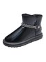 Rhinestone Chain Waterproof Snow Boots