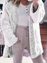 Gray Long Sleeve Paneled Jacket