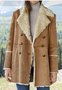 Casual Autumn Suede Embroidery Heavyweight Casual Long sleeve Shawl Collar Jacket for Women