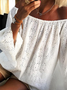 Loose Lace Casual Shirt