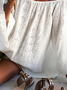 Loose Lace Casual Shirt
