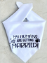 Pet Print Bib For Wedding