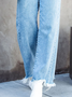 Casual Regular Fit Denim Plain Jeans