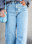 Casual Regular Fit Denim Plain Jeans
