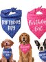 Pet Text Letters Print bib