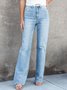 Casual Regular Fit Plain Jeans