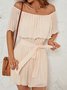 Boat Neck Urban Regular Fit Jumpsuit
