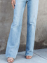 Casual Regular Fit Plain Jeans