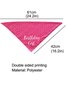 Pet Text Letters Print bib