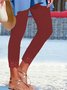 Jersey Regular Fit Casual Leggings