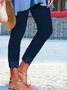Jersey Regular Fit Casual Leggings