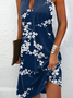 Halter Loose Jersey Floral Shorts
