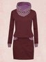 Turtleneck Casual Fit Causal Dress