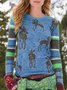 Fit Casual Cotton-Blend Sweatshirt &pullover