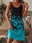 Spaghetti Floral Boho Shorts