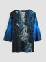 Vacation Slim Fit Printed Sweatshirt &pullover