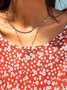 Casual Loose Floral Midi