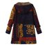 Printed Hooded Pockets Coats For Women