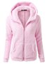 Casual Long Sleeve Hooded Coat