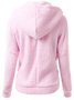Casual Long Sleeve Hooded Coat